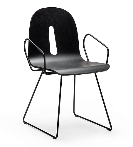 Cadeira Gotham Woody SL-P em Freixo Preto