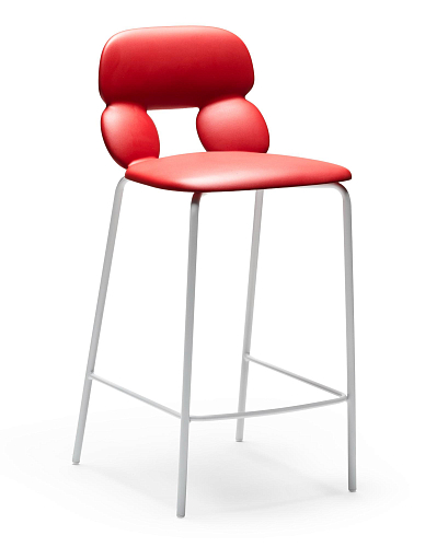 Banco de Bar Nube SG-65 Vermelho