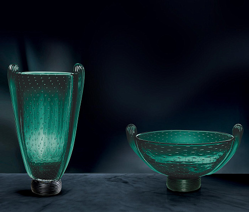 Taça em Vidro de Murano Verde