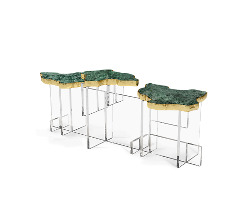 Mesa de Centro Artesanal Pedra Guatemala