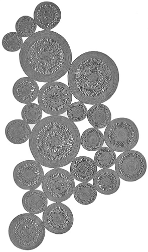 Tapete Rope Interior / Exterior Cinzento