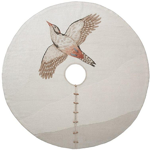 Tapete Migration Pettirosso Circle Designer Tecido à Mão