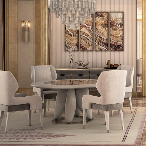 Mesa de Jantar Italiana Contemporânea Warhol