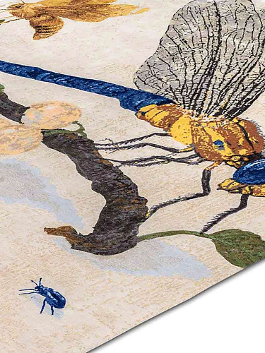 Tapete Dragonfly Tecido à Mão