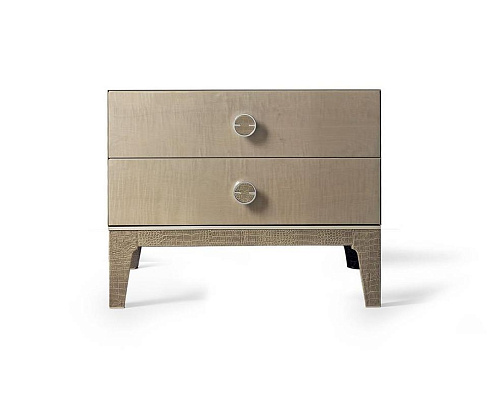 Mesa de Cabeceira Pequena com Duas Gavetas