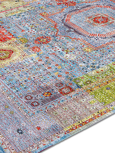 Tapete Cosmic Azul Luxury Feito à Mão