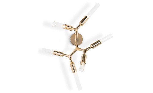 Candeeiro de parede aresta cristal