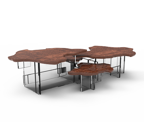 Mesa de Centro Artesanal Walden