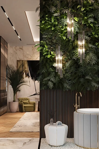 Candeeiro suspenso XL cascata