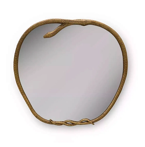 Espelho serpentino formato maçã