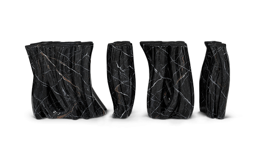 Aparador Monochrome falso mármore premium