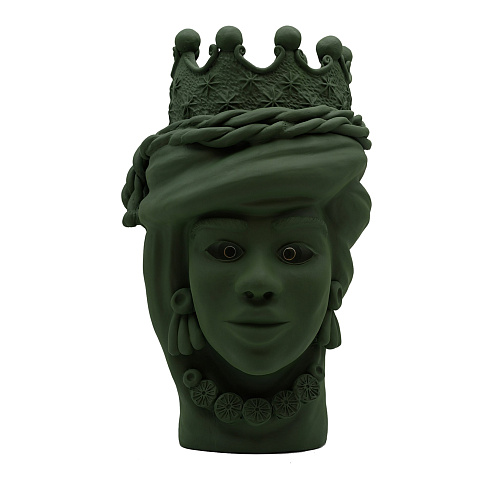 Escultura artesanal verde