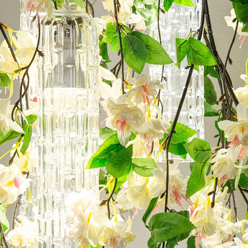 Lustre Pequeno White Cascade