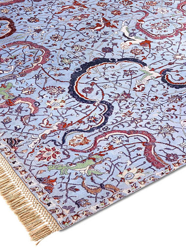 Tapete Luxuoso Tabriz Light Blue