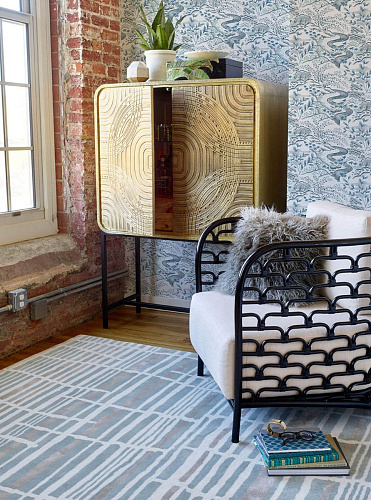 Tapete Tortoise Stripe Jade