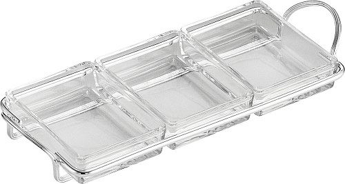 Conjunto Retangular para Aperitivos