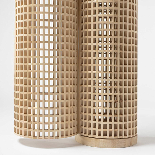 Espelho de chão madeira artesanal