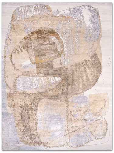 Tapete Silver Sand Luxury Feito à Mão