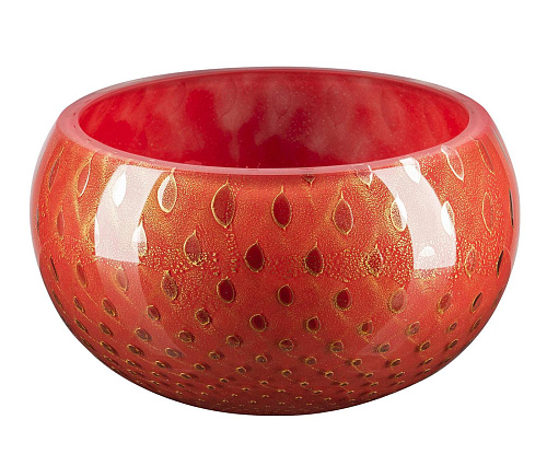 Taça Mocenigo Vermelha e Dourada