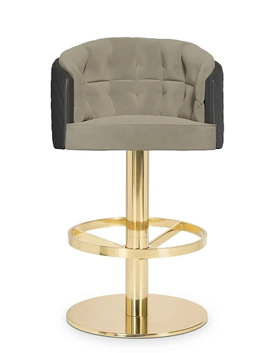 Cadeira bar giratória luxo