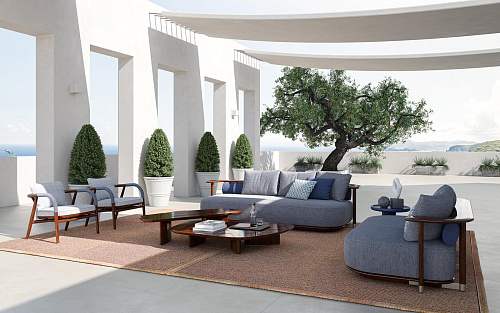 Sofá fixo de exterior Pedro