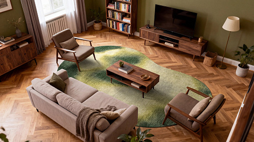 Tapete Aquarelle Leaf