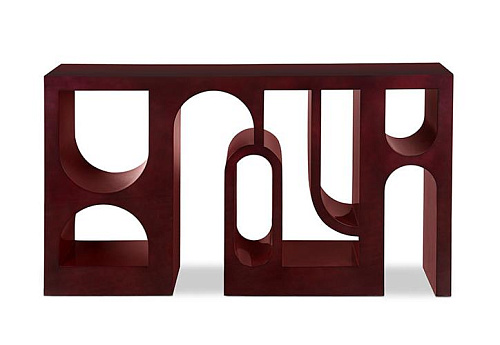 Consola Premium Vermelha Brilhante