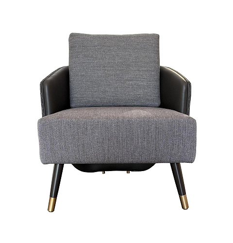 Cadeira Estofada Cinzenta Brigitte