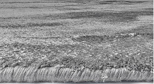 Tapete Redondo Luna Cinzento