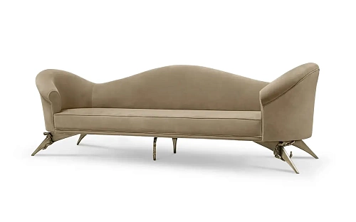 Sofá Base Metal Floral Colette