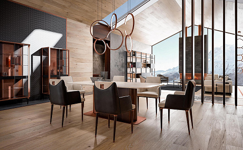 Candeeiro suspenso anéis Itália