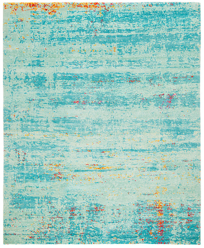 Tapete Artwork 20 Multicolor Aqua