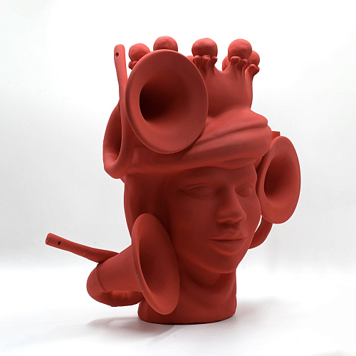 Escultura artesanal Moor's Head