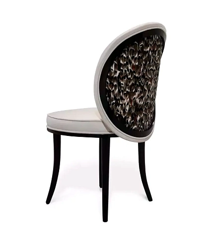 Cadeira de Jantar Mistral Folie com Costas em Pluma