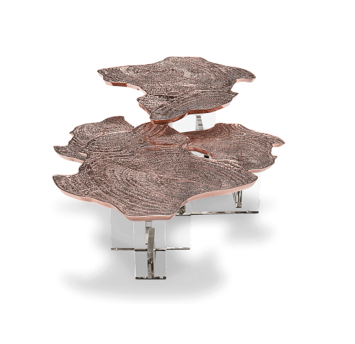 Mesa de Centro Cobre Caspian