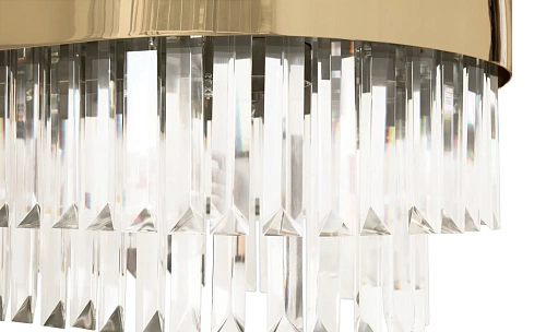 Candeeiro suspenso snooker dourado Freedom