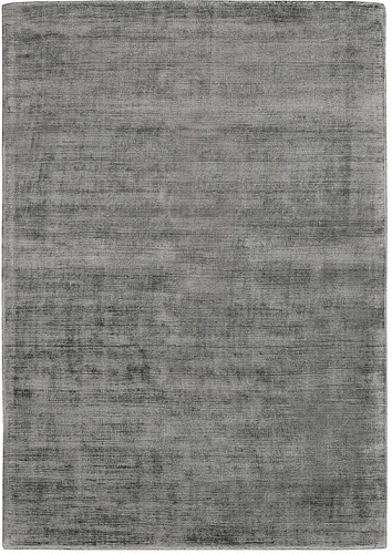 Tapete Liso Cinzento Indiano Tecido à Mão