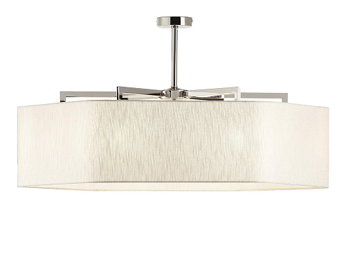 Lustre Hexagonal em Níquel Polido