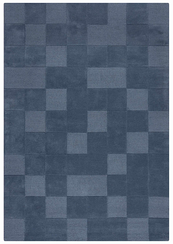 Tapete Xadrez Azul