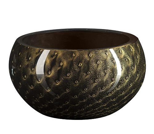 Taça Mocenigo Preta e Dourada