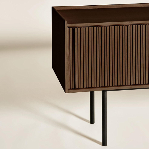 Aparador Sipario alto castanho 2 portas