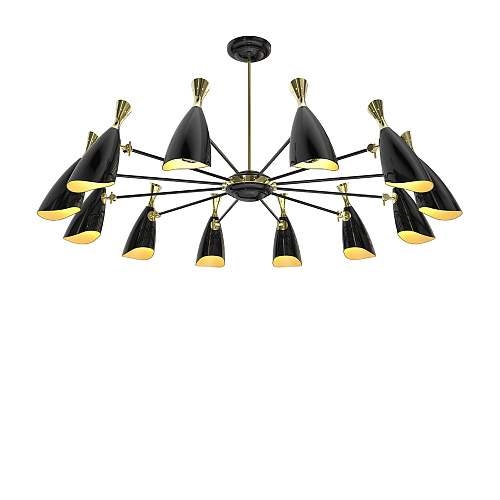 Candeeiro suspenso redondo nobre