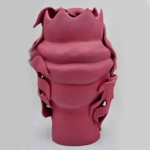 Escultura Moor's Head rosa