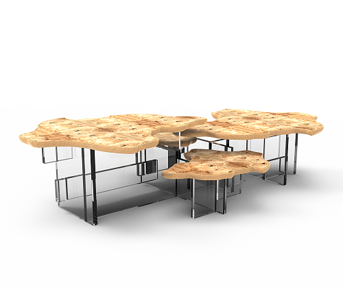 Mesa de Centro Luxe Poplar Grove