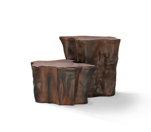 Mesa de Apoio Cerâmica Castanha Escura Horizon