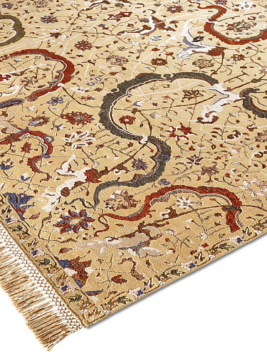 Tapete Luxuoso Tabriz Yellow