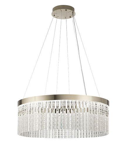 Lustre em Cristal Triedro Gravado à Mão