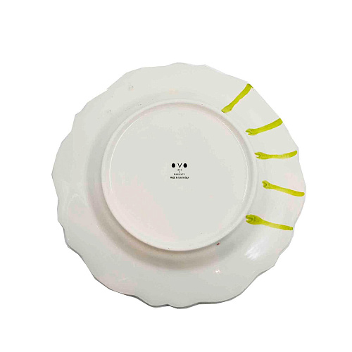 Prato cerâmico artesanal