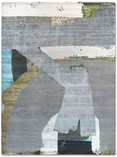 Tapete Green Rust Tecido à Mão