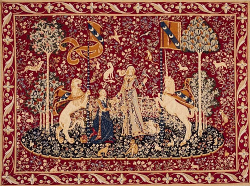 Tapeçaria gosto com margem